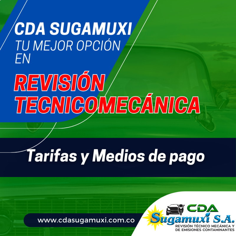 TARIFAS Y MEDIOS DE PAGO